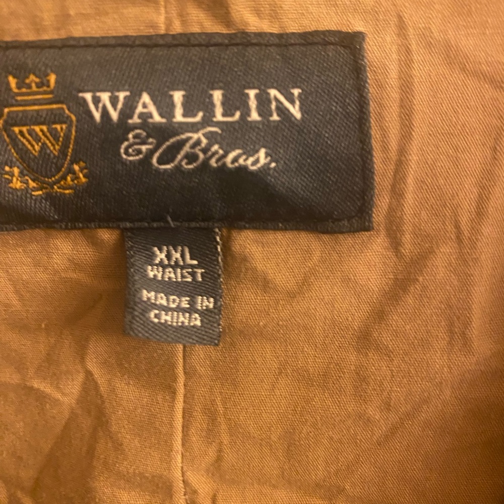 NWOT Wallin  Bro. Khaki jacket size xxl
